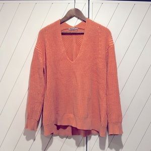 Alexander Wang oversized salmon knit S